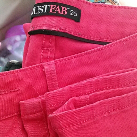 Pink jeans