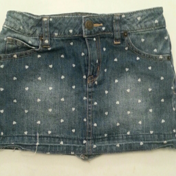 Cute girl's skirt 7/8 medium jean denim - Picture 1 of 1