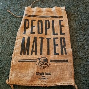 Burlap grab bag