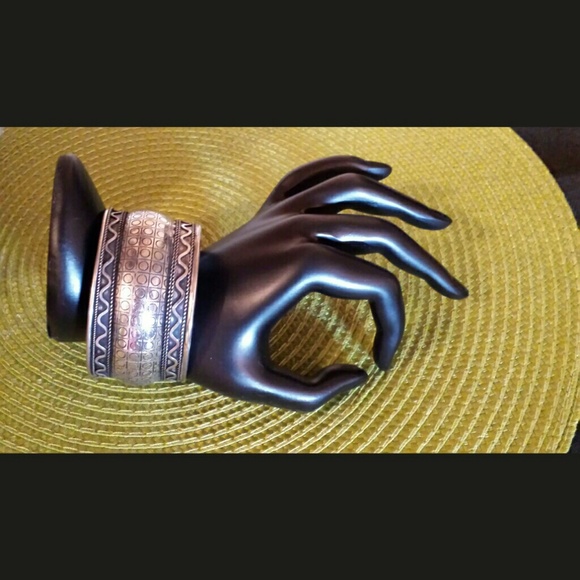 Silver cuff bracelet