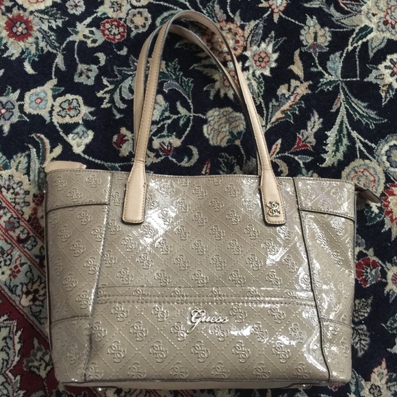 Tan / Beige Guess Handbag
