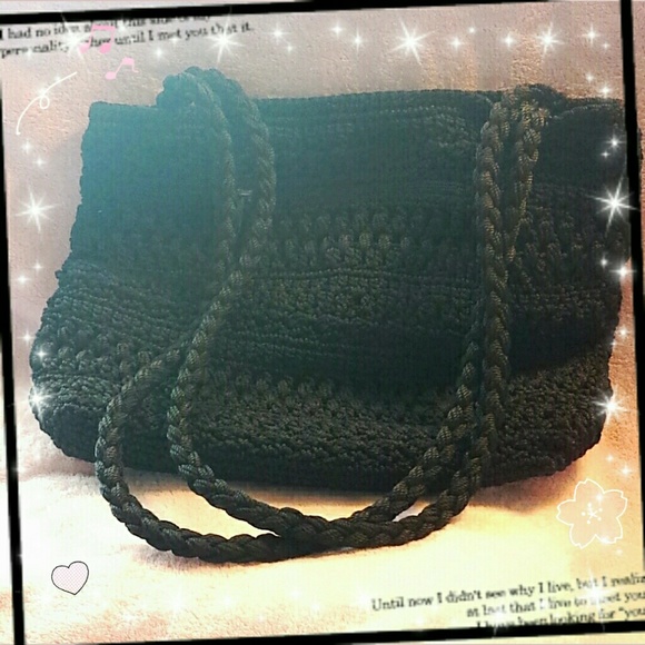 👜Croft & Barrow Knitted Handbag