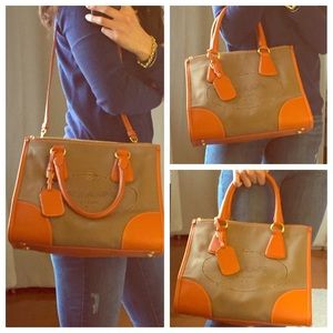 Authentic Prada Canvas Bag