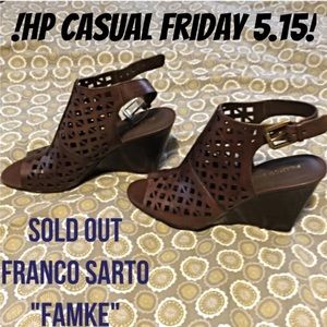 👣HP Casual Friday!👡BNIB Franco Sarto Famke Wedge