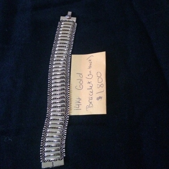 14kt gold bracelets... Different styles - Picture 3 of 4