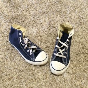 Blue Converse.