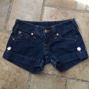 True Religion denim shorts