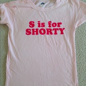 URBAN RENEWAL S IS FOR SHORTY TEE