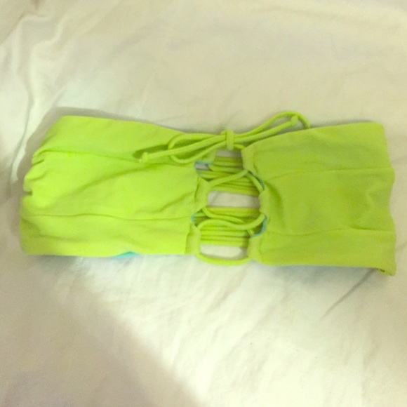 Xhilaration Tops Neon Green Target Bikini Top Poshmark