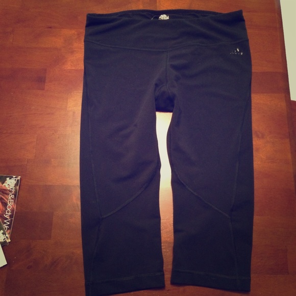 Black Adidas spandex workout pants