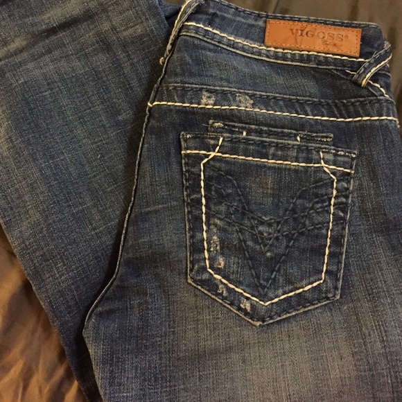 🚫SOLD🚫Vigoss medium wash denim size 26 - Picture 1 of 4