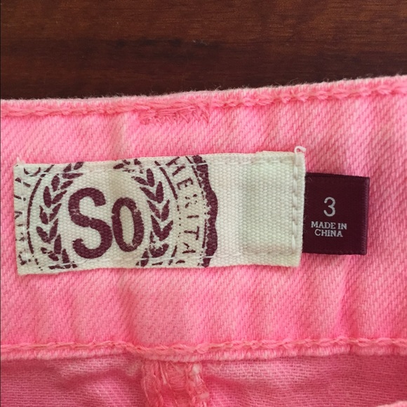 NWT Pink 'So' Shorts - Picture 3 of 4