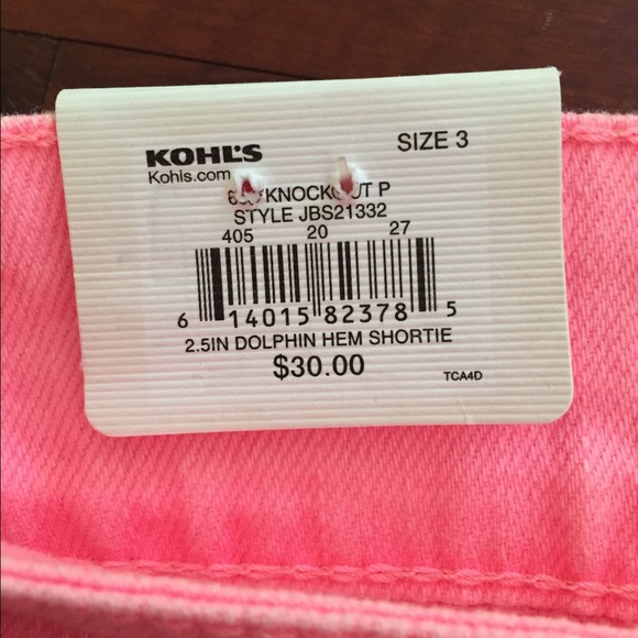 NWT Pink 'So' Shorts - Picture 4 of 4