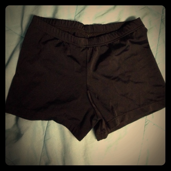 Black spandex shorts