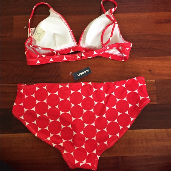 Polka Dot Old Navy Swimsuit - Picture 2 of 4