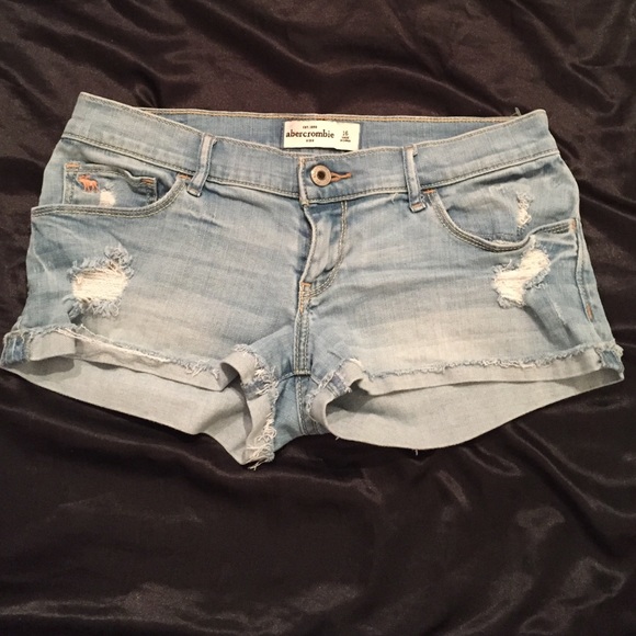 Abercrombie Light Wash Shorts