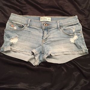 Abercrombie Light Wash Shorts