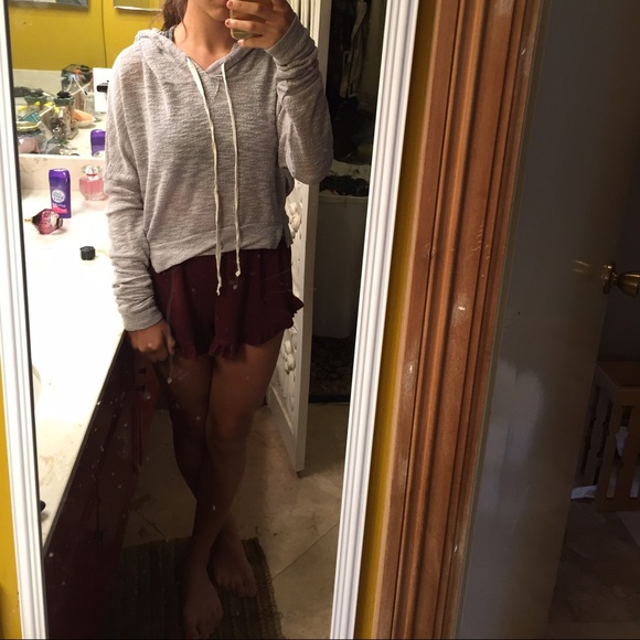 grey sweater