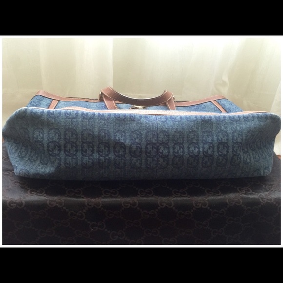 Bundle: Denim Gucci Bag with matching wallet - Picture 4 of 4
