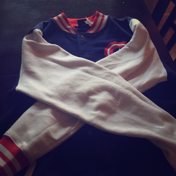 Red, White, Blue Captain America jacket