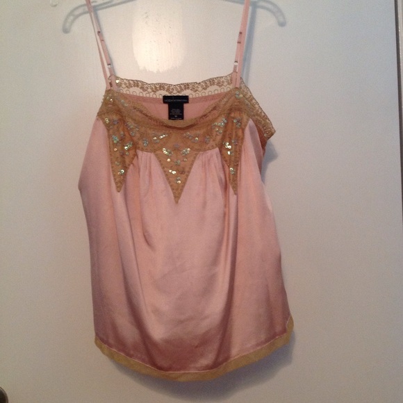 Pretty Pink Beaded Camisole