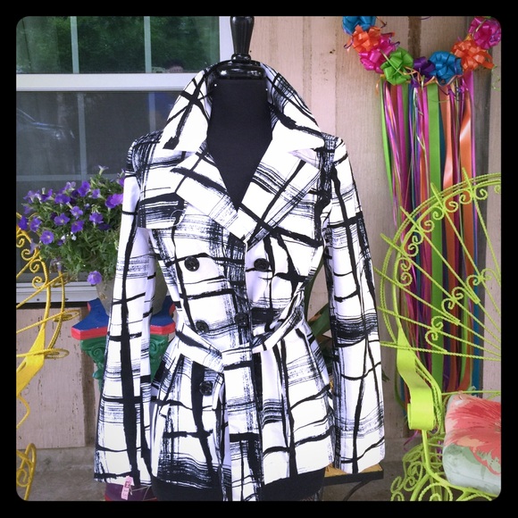 Black & white jacket