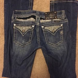 BUNDLE:) MISS ME JEANS AND BUCKLE BOOTS