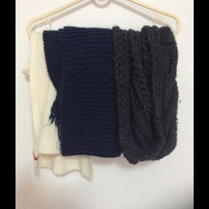 Knit scarf bundle