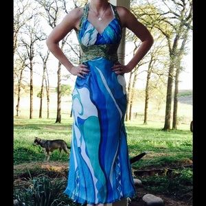 Turquoise Prom Dress