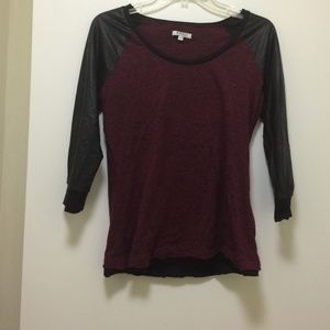 Baseball style top