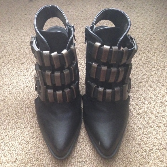 JC Buckled strap boots (inspired)