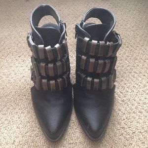 JC Buckled strap boots (inspired)