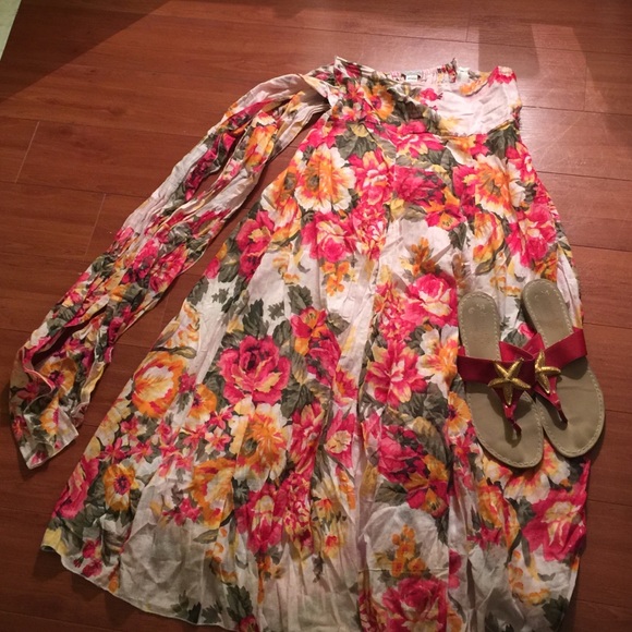 Strapless Floral Summer dress