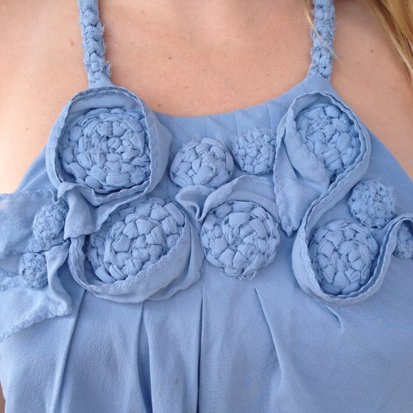 Light blue halter dress - Picture 2 of 3