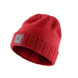 Red Michael Jordan knit hat