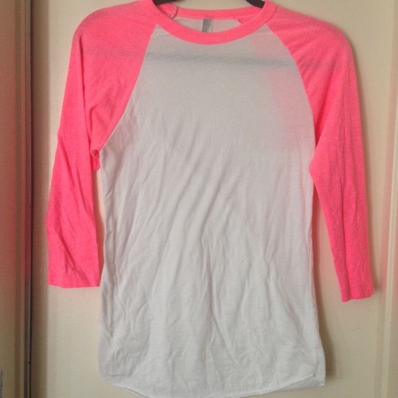 American Apparel Tops - AA baseball tee