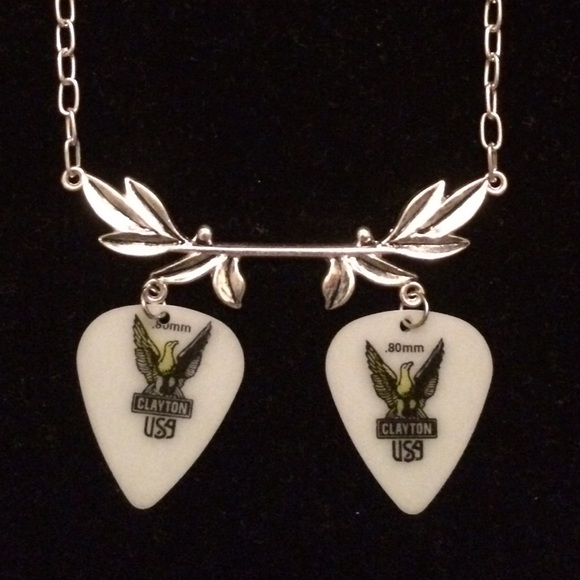 Guitar pick necklace