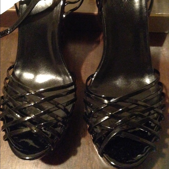 New in box leopard heel sandals SALE