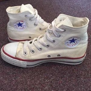 High top white Converse