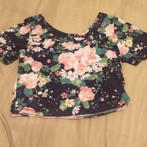 Floral Kira Crop Top