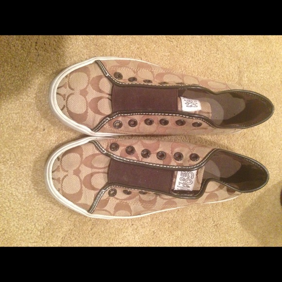 Coach slip on shoes. Size 9.