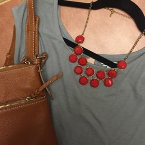 Red Jeweled Necklace