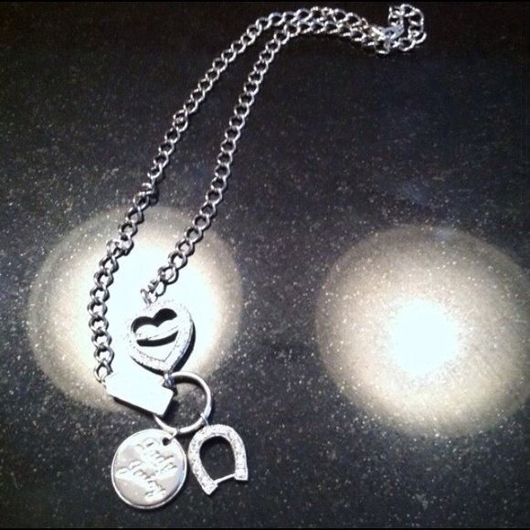 Juicy couture love luck & couture necklace