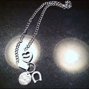 Juicy couture love luck & couture necklace