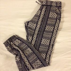 bohemian pattern pants