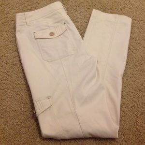 White House black market slim leg pants