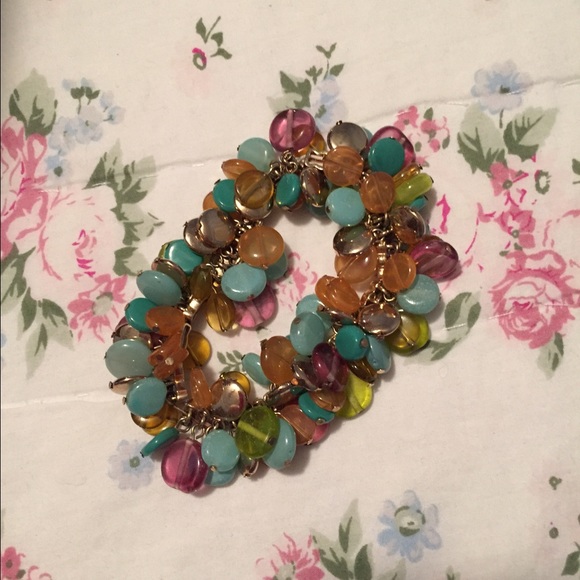 Beaded stretch bracelet