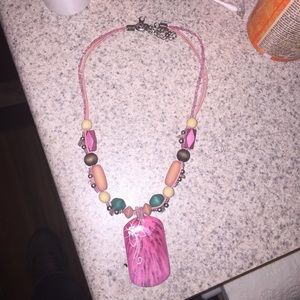 Super cute pink necklace โบ๏ธ