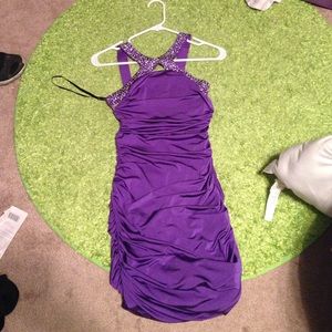 Purple Macy's formal dress!