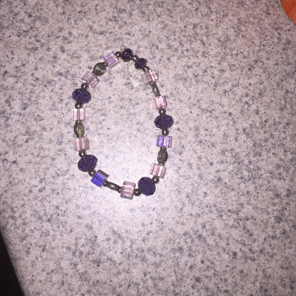 Pink and purple bracelet!